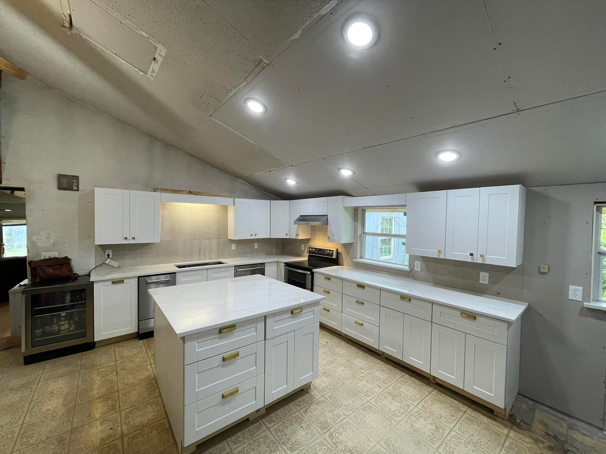 Custom kitchen countertop
