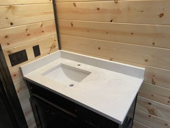 Beautiful bathroom countertop detail