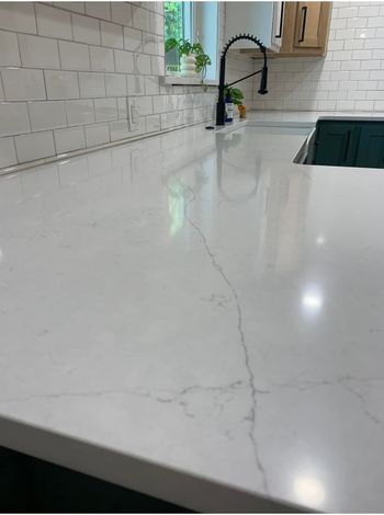 Beautiful kitchen countertop installation