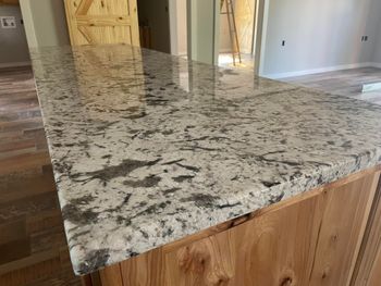 Natural stone countertop with beautiful patterns