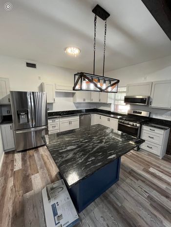 Natural stone countertop with beautiful patterns
