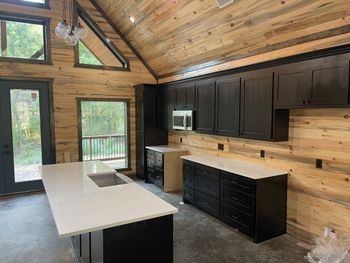 Contemporary kitchen countertop design