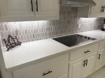 Beautiful kitchen countertop installation