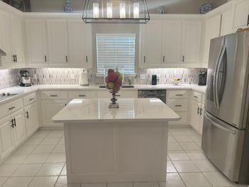 Beautiful kitchen countertop installation