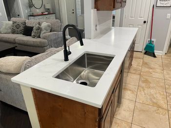 Beautiful kitchen countertop installation