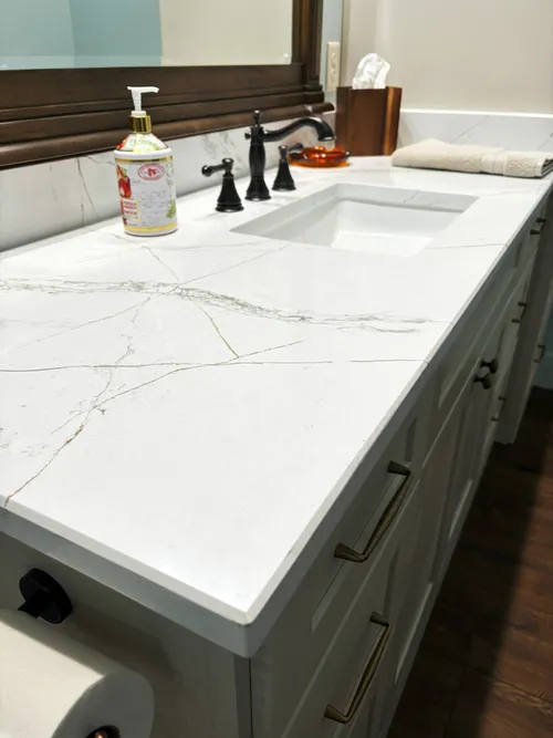 Modern bathroom countertop design