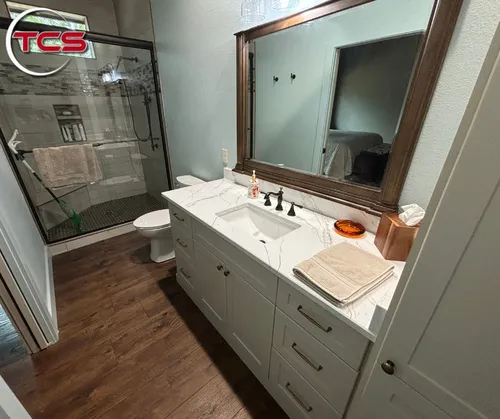 Luxury bathroom vanity