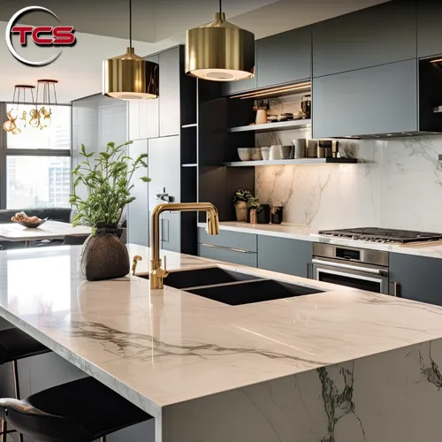 Beautiful kitchen countertop installation