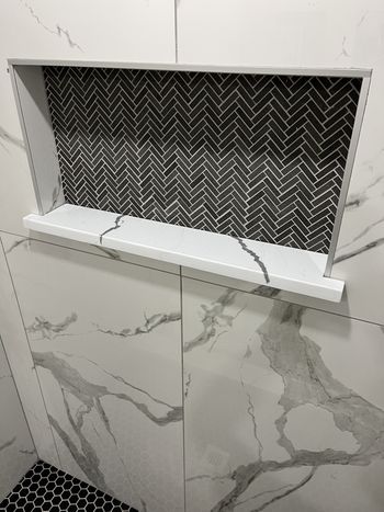 Beautiful bathroom countertop detail